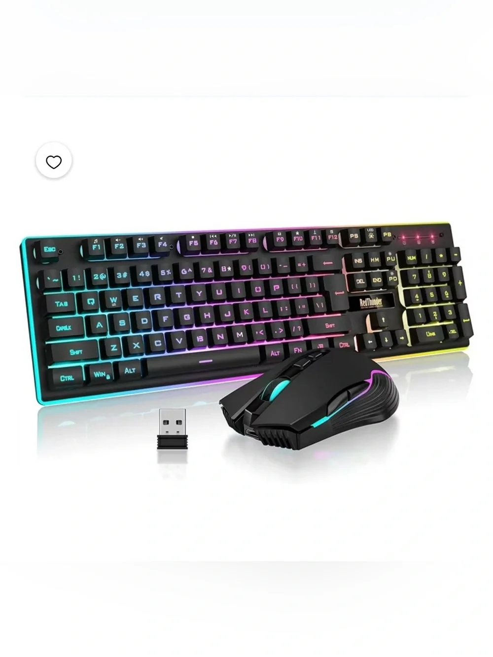 Red Thunder K10 Black Laptop Keyboard